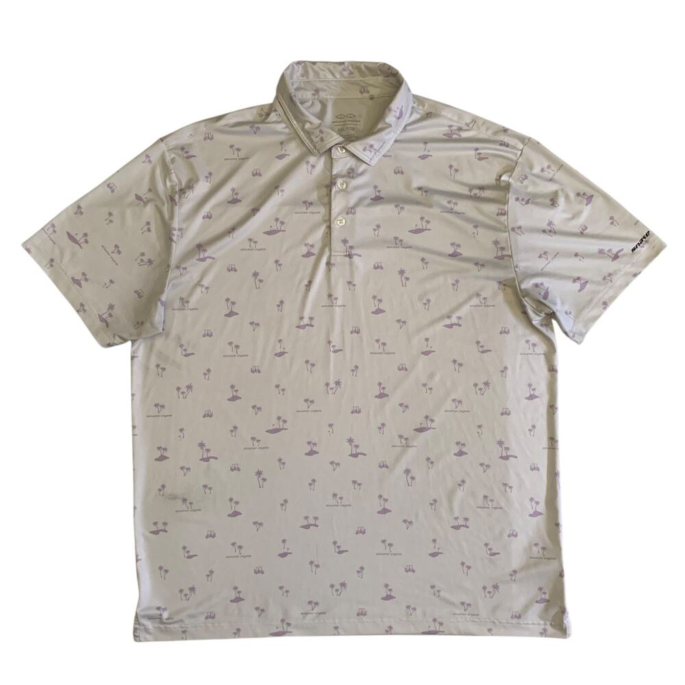 Snake Eyes Men's Size 2XL Short Sleeve Golf Collared Adult Polo Shirt